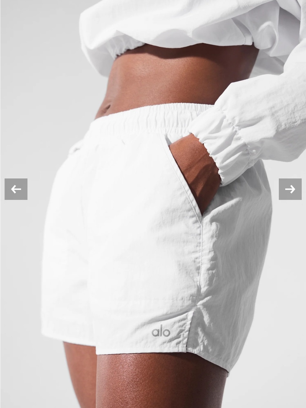 ALO Yoga Alumni Short
White Athletic Shorts